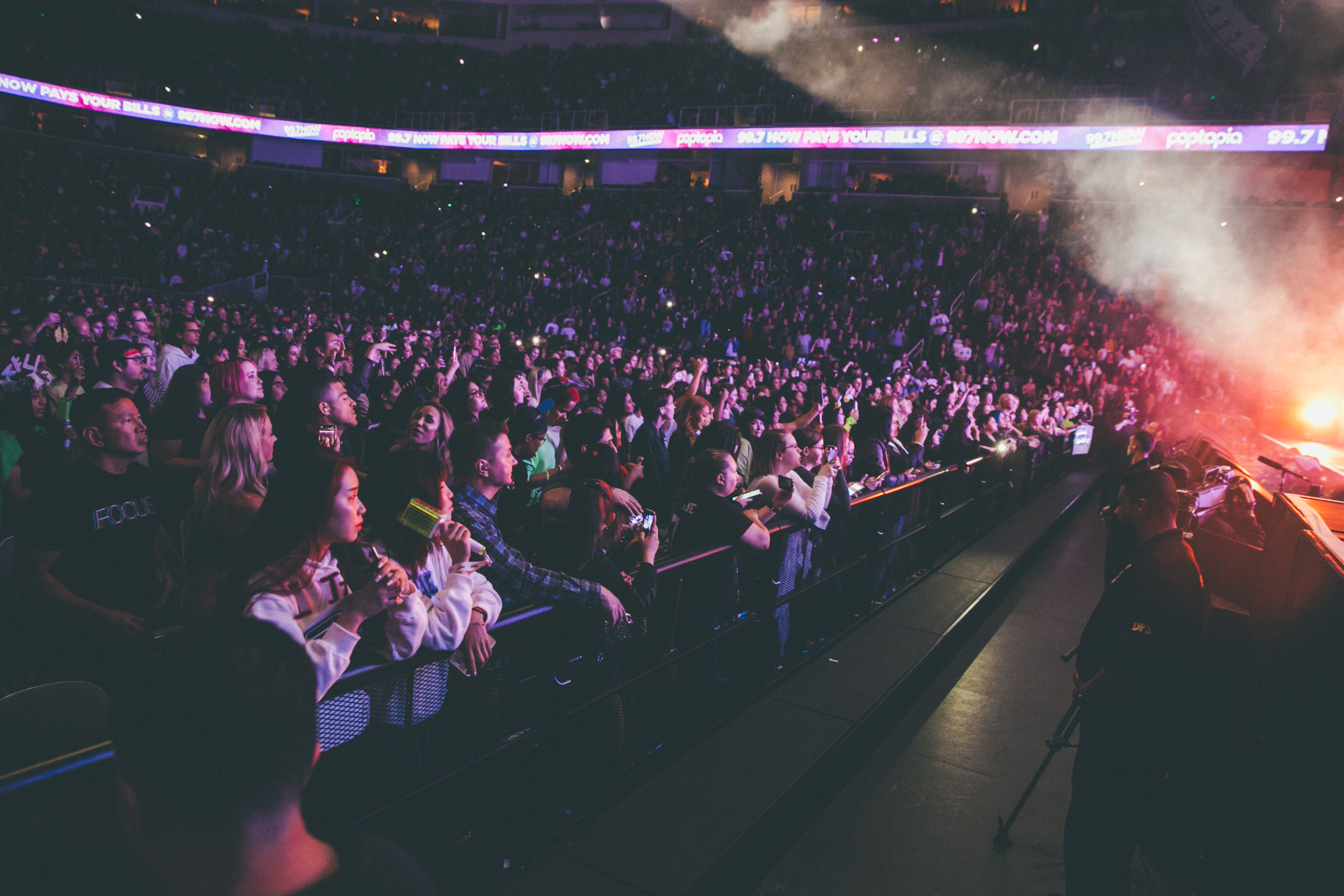 Poptopia concert audience